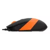 Клавиатура + мышь A4Tech Fstyler F1010 клав:черный/оранжевый мышь:черный/оранжевый USB Multimedia (F1010 ORANGE)