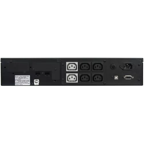 Источник бесперебойного питания Powercom King Pro RM KIN-1200AP LCD 960Вт 1200ВА черный