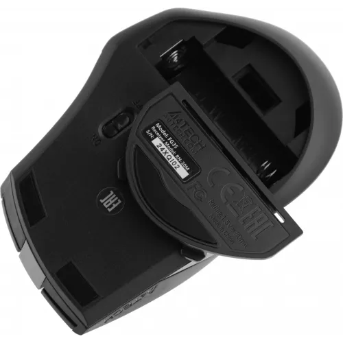 Мышь A4Tech Fstyler FG35 серый/черный оптическая 2000dpi беспров. USB 6but (FG35 GREY)