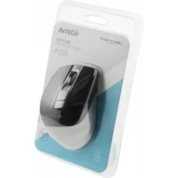 Мышь A4Tech Fstyler FG35 серый/черный оптическая 2000dpi беспров. USB 6but (FG35 GREY)
