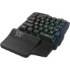 Игровой блок Оклик 701G IRON FIST черный USB for gamer LED (подставка для запястий) (1196590) кабель 1.8м