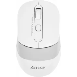 Мышь A4Tech Fstyler FG10S белый/серый оптическая 2000dpi silent беспров. USB для ноутбука 4but (FG10S WHITE)