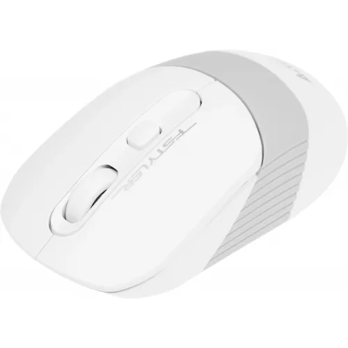 Мышь A4Tech Fstyler FG10S белый/серый оптическая 2000dpi silent беспров. USB для ноутбука 4but (FG10S WHITE)
