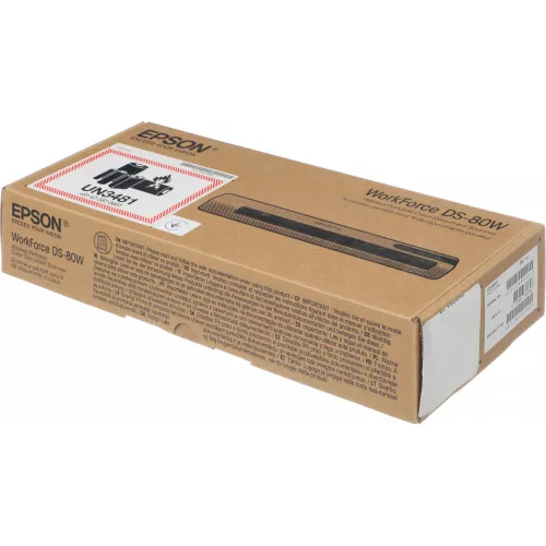 Сканер протяжный Epson WorkForce DS-80W (B11B253402) A4 белый