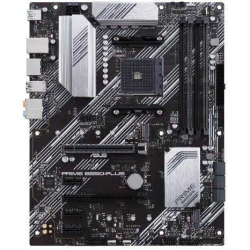 Материнская плата Asus PRIME B550-PLUS Soc-AM4 AMD B550 4xDDR4 ATX AC`97 8ch(7.1) GbLAN RAID+HDMI+DP