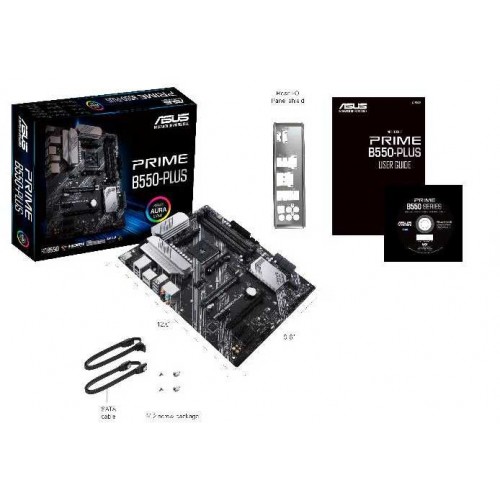 Материнская плата Asus PRIME B550-PLUS Soc-AM4 AMD B550 4xDDR4 ATX AC`97 8ch(7.1) GbLAN RAID+HDMI+DP