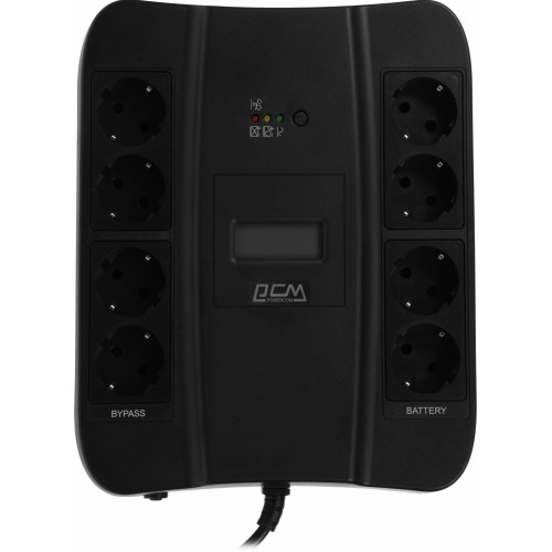 Источник бесперебойного питания Powercom Spider SPD-900U LCD USB 540Вт 900ВА черный