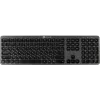 Клавиатура + мышь Оклик 300M клав:серый мышь:серый/черный USB беспроводная slim (1488402)