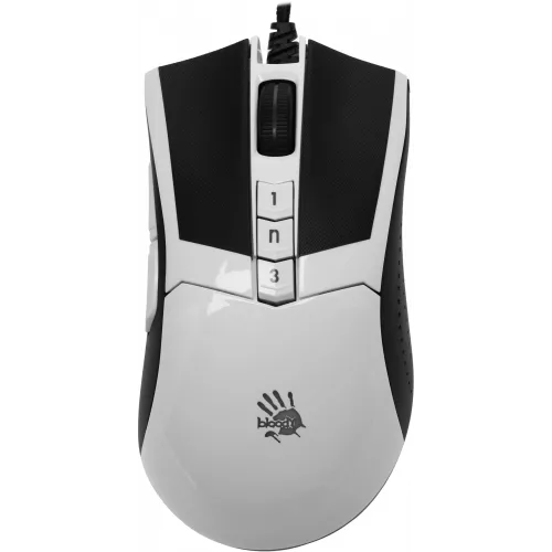 Мышь A4Tech Bloody W90 Max белый/черный оптическая 10000dpi USB 10but (W90 MAX PANDA)