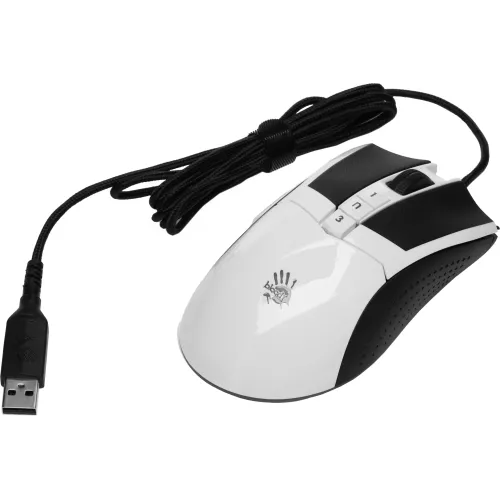 Мышь A4Tech Bloody W90 Max белый/черный оптическая 10000dpi USB 10but (W90 MAX PANDA)