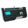 Клавиатура A4Tech B865 механическая серый/черный USB for gamer LED (B865 ICE BLUE) кабель 1.8м