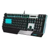 Клавиатура A4Tech B865 механическая серый/черный USB for gamer LED (B865 ICE BLUE) кабель 1.8м