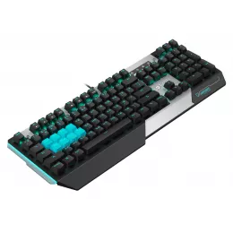 Клавиатура A4Tech B865 механическая серый/черный USB for gamer LED (B865 ICE BLUE) кабель 1.8м