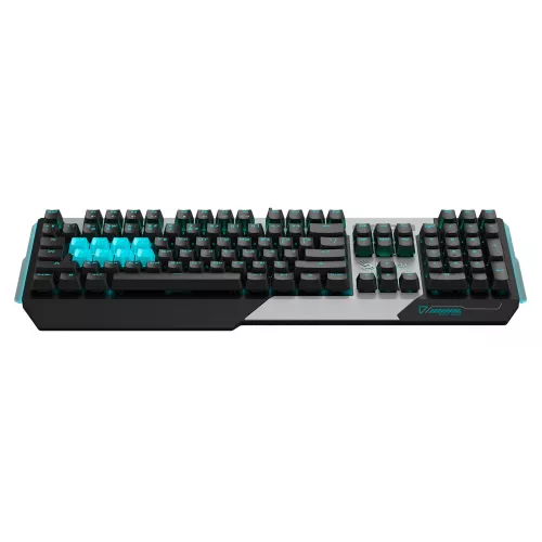 Клавиатура A4Tech B865 механическая серый/черный USB for gamer LED (B865 ICE BLUE) кабель 1.8м