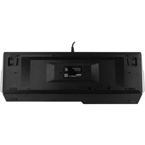 Клавиатура A4Tech B865 механическая серый/черный USB for gamer LED (B865 ICE BLUE) кабель 1.8м