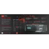 Клавиатура A4Tech B865 механическая серый/черный USB for gamer LED (B865 ICE BLUE) кабель 1.8м