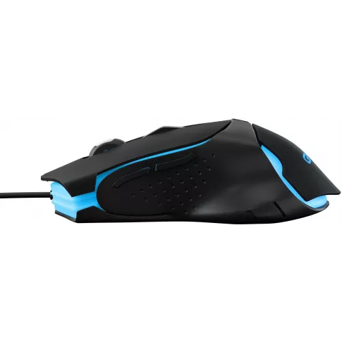 Мышь Оклик 703GM черный оптическая 3600dpi USB для ноутбука 6but (1533541)