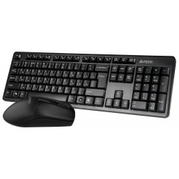 Клавиатура + мышь A4Tech 3330N клав:черный мышь:черный USB беспроводная Multimedia