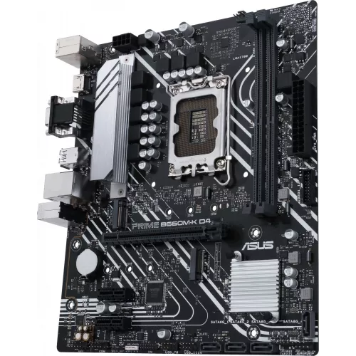 Материнская плата Asus PRIME B660M-K D4 Soc-1700 Intel B660 2xDDR4 mATX AC`97 8ch(7.1) GbLAN RAID+VGA+HDMI