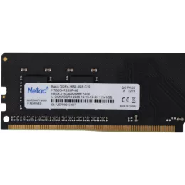 Память DDR4 8Gb 2666MHz Netac NTBSD4P26SP-08 Basic RTL PC4-21300 CL19 DIMM 288-pin 1.2В single rank Ret