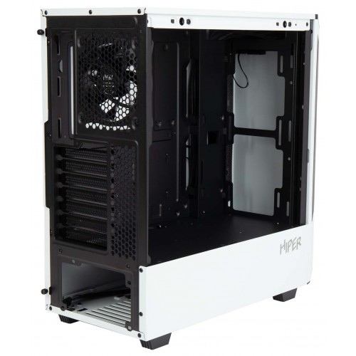 Корпус Hiper PW81 белый без БП ATX 4x120mm 2xUSB2.0 2xUSB3.0 audio bott PSU
