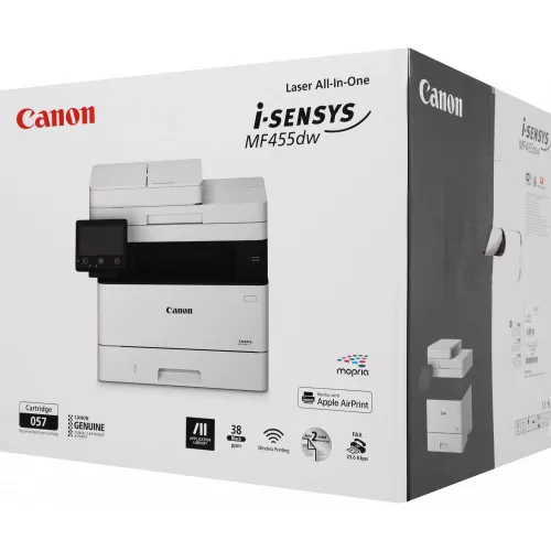 МФУ лазерный Canon i-Sensys MF455dw (5161C006/16) A4 Duplex WiFi белый