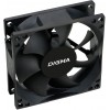 Вентилятор для корпуса Digma DFan-80 80х80x25 черный 3-pin 4-pin (Molex) 23дБ Ret