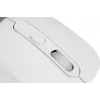 Мышь Оклик 310M белый/серый оптическая 2400dpi USB для ноутбука 4but (1869103)