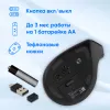 Мышь Оклик 991MW серый оптическая 2400dpi silent беспров. BT/Radio USB для ноутбука 7but (1885263)