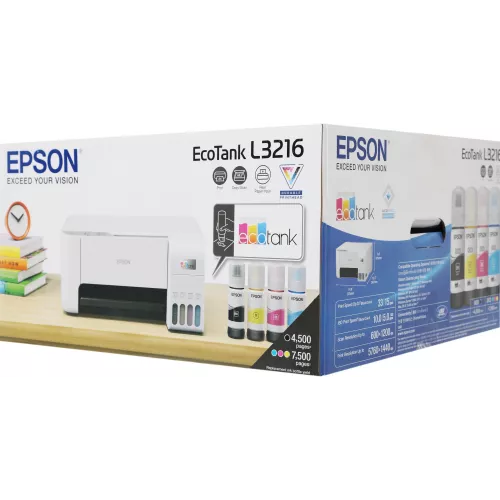 МФУ струйный Epson L3216 (C11CJ68511/68518/68502/C68518) A4 белый