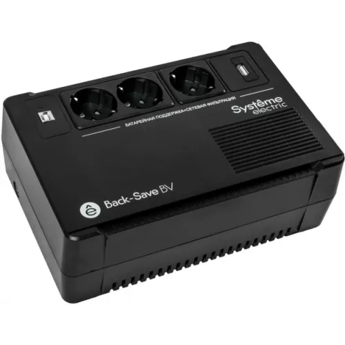Источник бесперебойного питания Systeme Electriс BV BVSE400RS 240Вт 400ВА черный