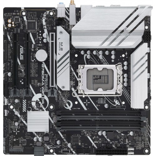 Материнская плата Asus PRIME B760M-A WIFI D4 Soc-1700 Intel B760 4xDDR4 mATX AC`97 8ch(7.1) 2.5Gg RAID+HDMI+DP