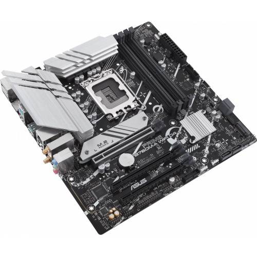 Материнская плата Asus PRIME B760M-A WIFI D4 Soc-1700 Intel B760 4xDDR4 mATX AC`97 8ch(7.1) 2.5Gg RAID+HDMI+DP