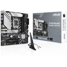 Материнская плата Asus PRIME B760M-A WIFI D4 Soc-1700 Intel B760 4xDDR4 mATX AC`97 8ch(7.1) 2.5Gg RAID+HDMI+DP