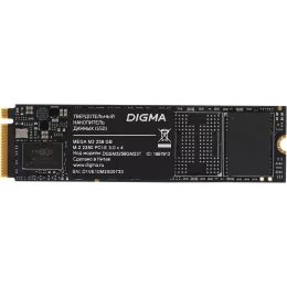 Накопитель SSD Digma PCIe 3.0 x4 256GB DGSM3256GM23T Mega M2 M.2 2280