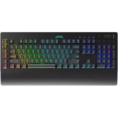 Клавиатура GMNG GG-KB770XP механическая черный USB Multimedia for gamer LED (подставка для запястий) (1901099) кабель 1.8м