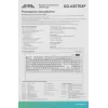Клавиатура GMNG GG-KB770XP механическая черный USB Multimedia for gamer LED (подставка для запястий) (1901099) кабель 1.8м