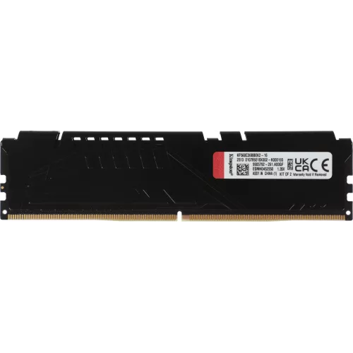 Память DDR5 2x8Gb 6000MHz Kingston KF560C36BBEK2-16 Fury Beast RTL Gaming PC5-48000 CL36 DIMM 288-pin 1.35В с радиатором Ret