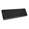 Клавиатура + мышь A4Tech Fstyler FG1010S клав:черный/серый мышь:черный/серый USB беспроводная Multimedia (FG1010S GREY)