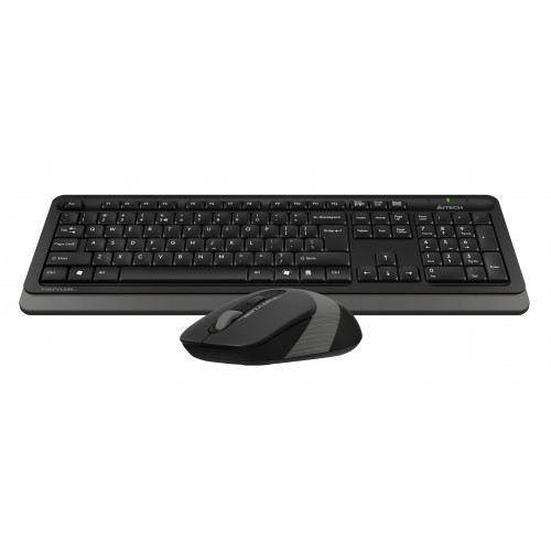 Клавиатура + мышь A4Tech Fstyler FG1010S клав:черный/серый мышь:черный/серый USB беспроводная Multimedia (FG1010S GREY)