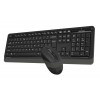 Клавиатура + мышь A4Tech Fstyler FG1010S клав:черный/серый мышь:черный/серый USB беспроводная Multimedia (FG1010S GREY)