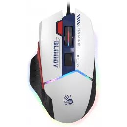 Мышь A4Tech Bloody W95 Max Sports синий/белый оптическая 12000dpi USB 10but (W95 MAX SPORTS NAVY)