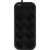 Сетевой фильтр Powercom SP-08 USB03AB 3,0М 3м (8 розеток) черный (коробка)