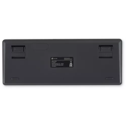Клавиатура Оклик K615X механическая серый/серебристый USB slim Multimedia for gamer LED (1934413) кабель 1.5м