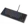 Клавиатура Оклик K615X механическая серый/серебристый USB slim Multimedia for gamer LED (1934413) кабель 1.5м
