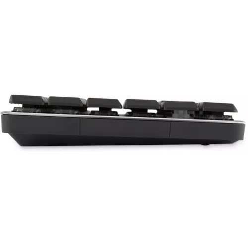 Клавиатура Оклик K615X механическая серый/серебристый USB slim Multimedia for gamer LED (1934413) кабель 1.5м