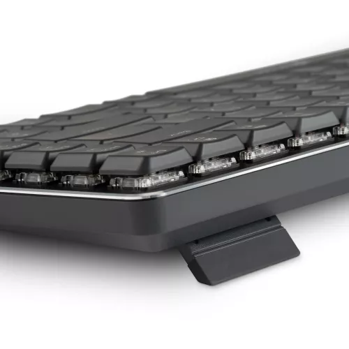 Клавиатура Оклик K615X механическая серый/серебристый USB slim Multimedia for gamer LED (1934413) кабель 1.5м