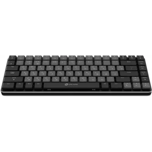 Клавиатура Оклик K615X механическая серый/серебристый USB slim Multimedia for gamer LED (1934413) кабель 1.5м