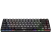 Клавиатура Оклик K615X механическая серый/серебристый USB slim Multimedia for gamer LED (1934413) кабель 1.5м