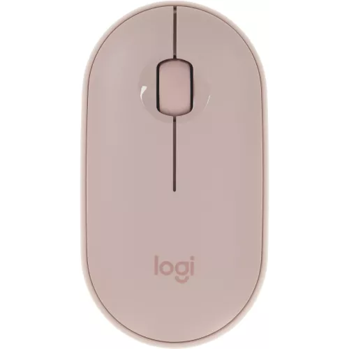 Мышь Logitech Pebble M350 розовый оптическая 1000dpi беспров. BT USB 2but (910-005575)